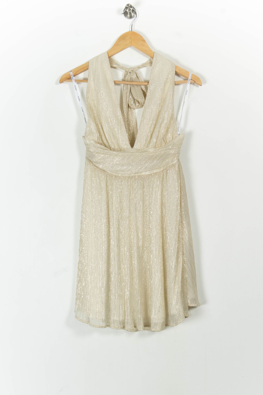Robe Dos Nu Or - Taille L/40 de la marque Kookai | PARAD104326 - Vendu par Paradigme - Image 2