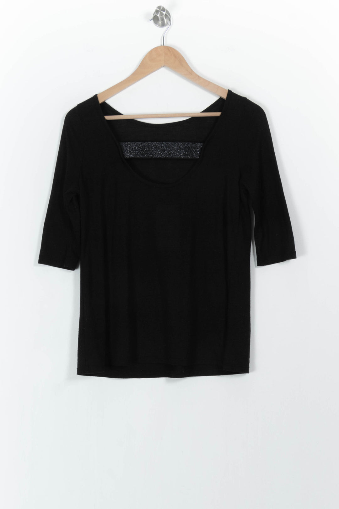 T-shirt Noir - Taille S/36 de la marque Claudie Pierlot | PARAD104327 - Vendu par Paradigme - Image 4