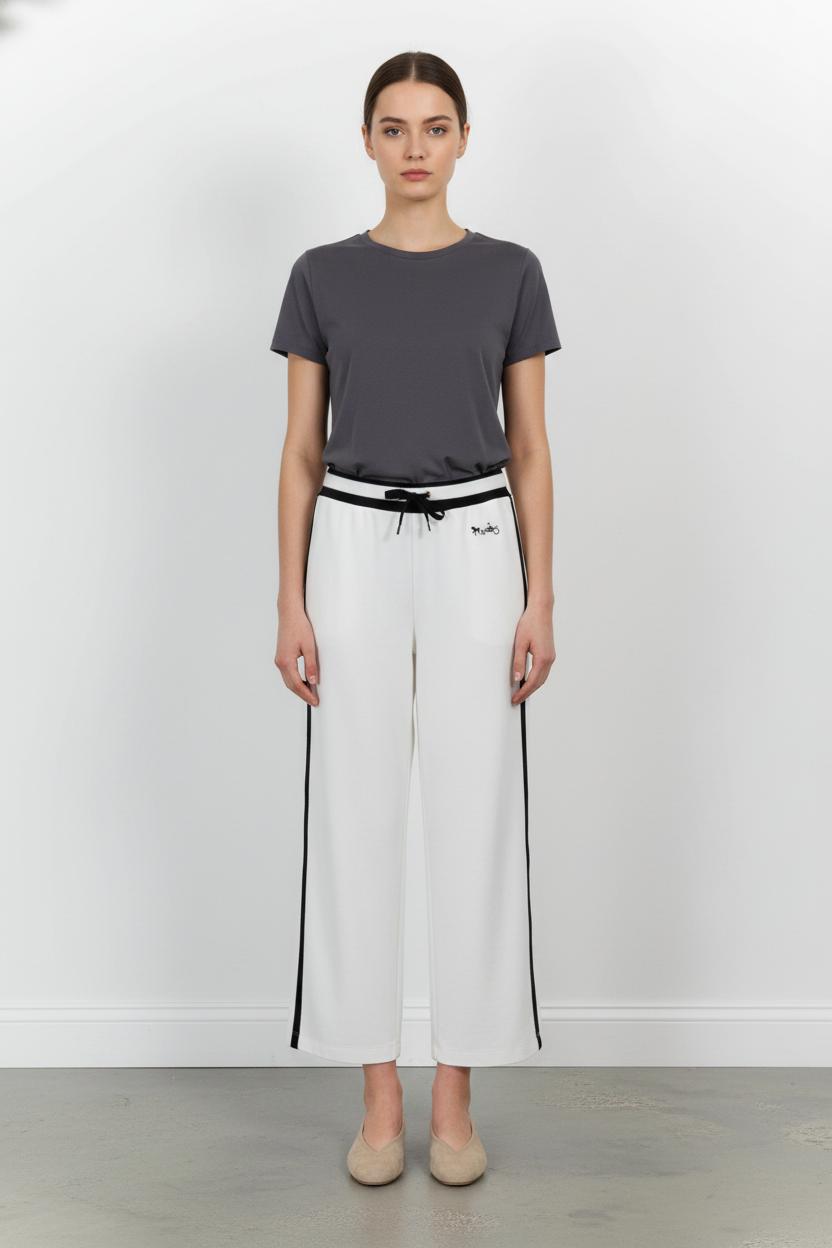 Pantalon Blanc et Noir - Taille L/40 de la marque Weill | PARAD104329 - Vendu par Paradigme - Image 1