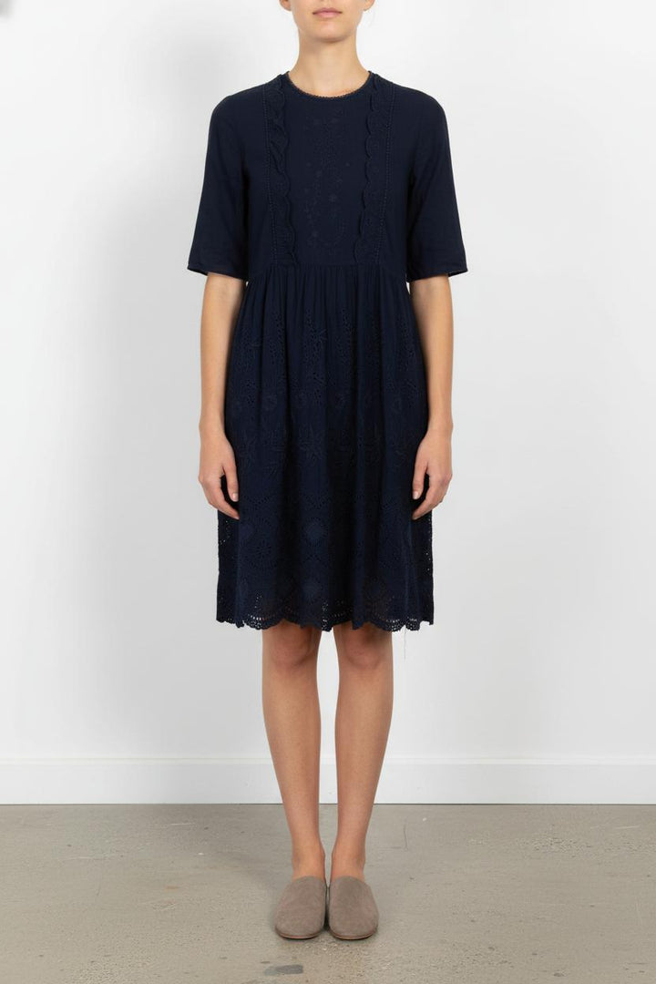 Robe Mi-Longue Bleue - Taille S/36 de la marque Vanessa Bruno - Athé | PARAD104331 - Vendu par Paradigme - Image 1
