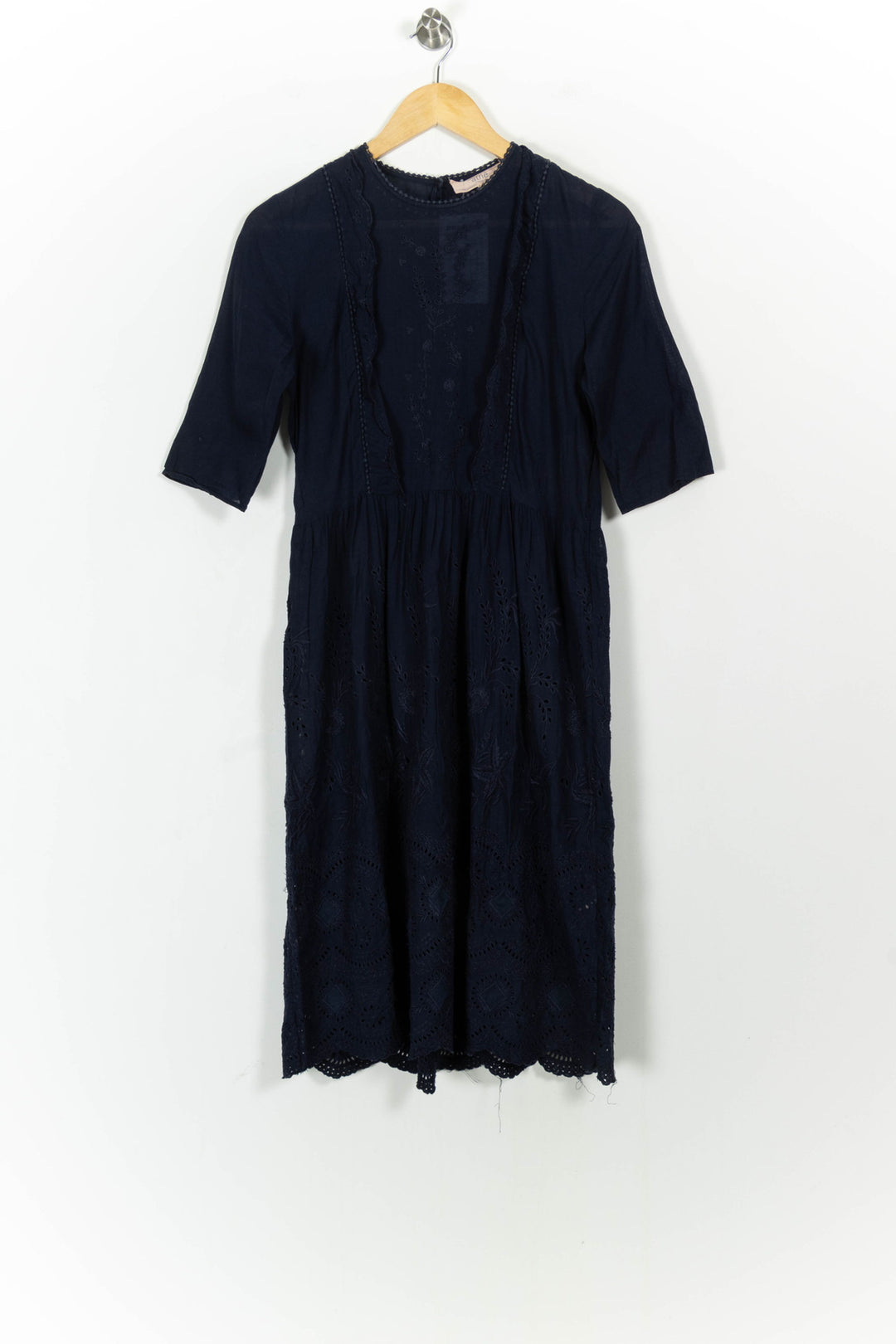 Robe Mi-Longue Bleue - Taille S/36 de la marque Vanessa Bruno - Athé | PARAD104331 - Vendu par Paradigme - Image 2