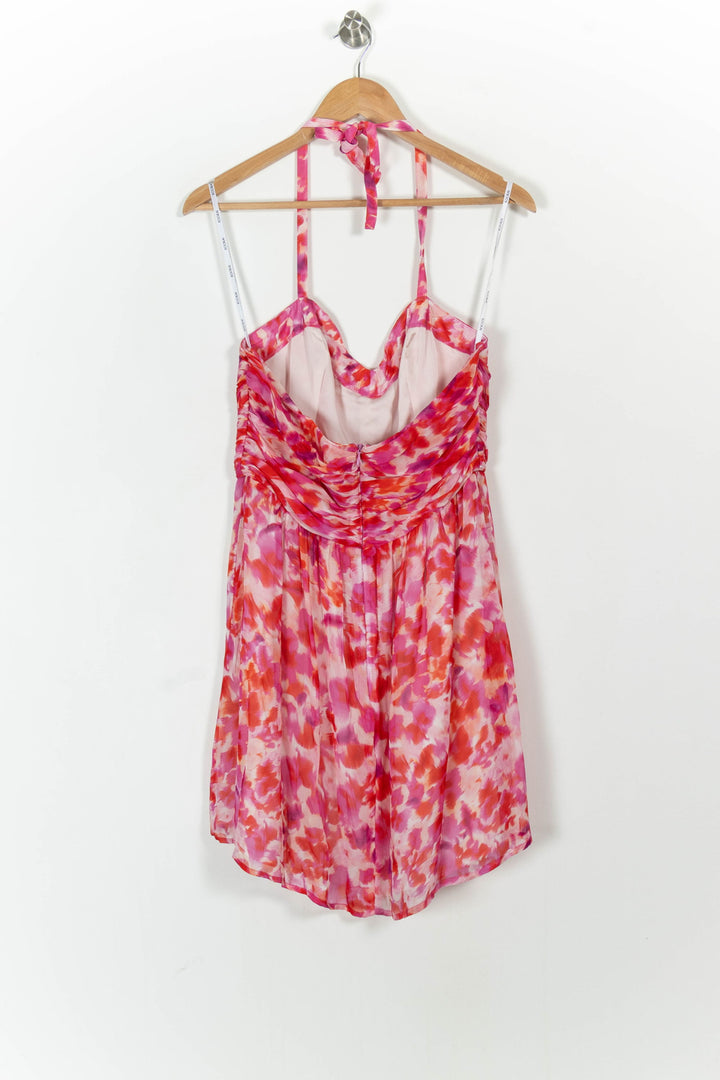Robe Bustier Rose et Rouge - Taille XL/42 de la marque Kookai | PARAD104332 - Vendu par Paradigme - Image 4