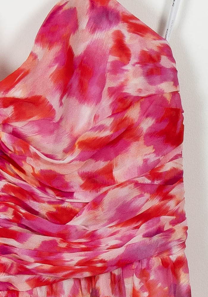 Robe Bustier Rose et Rouge - Taille XL/42 de la marque Kookai | PARAD104332 - Vendu par Paradigme - Image 3