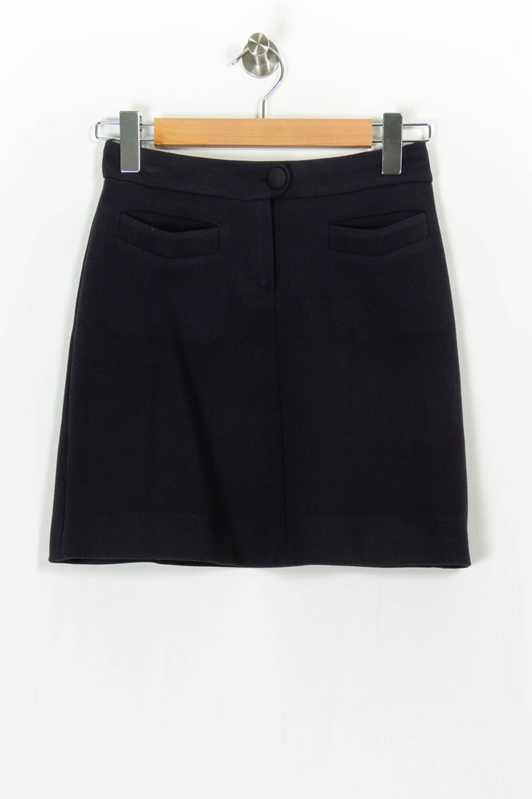 Jupe Courte Bleue - Taille XS/34 de la marque ba&sh | PARAD104335 - Vendu par Paradigme - Image 2