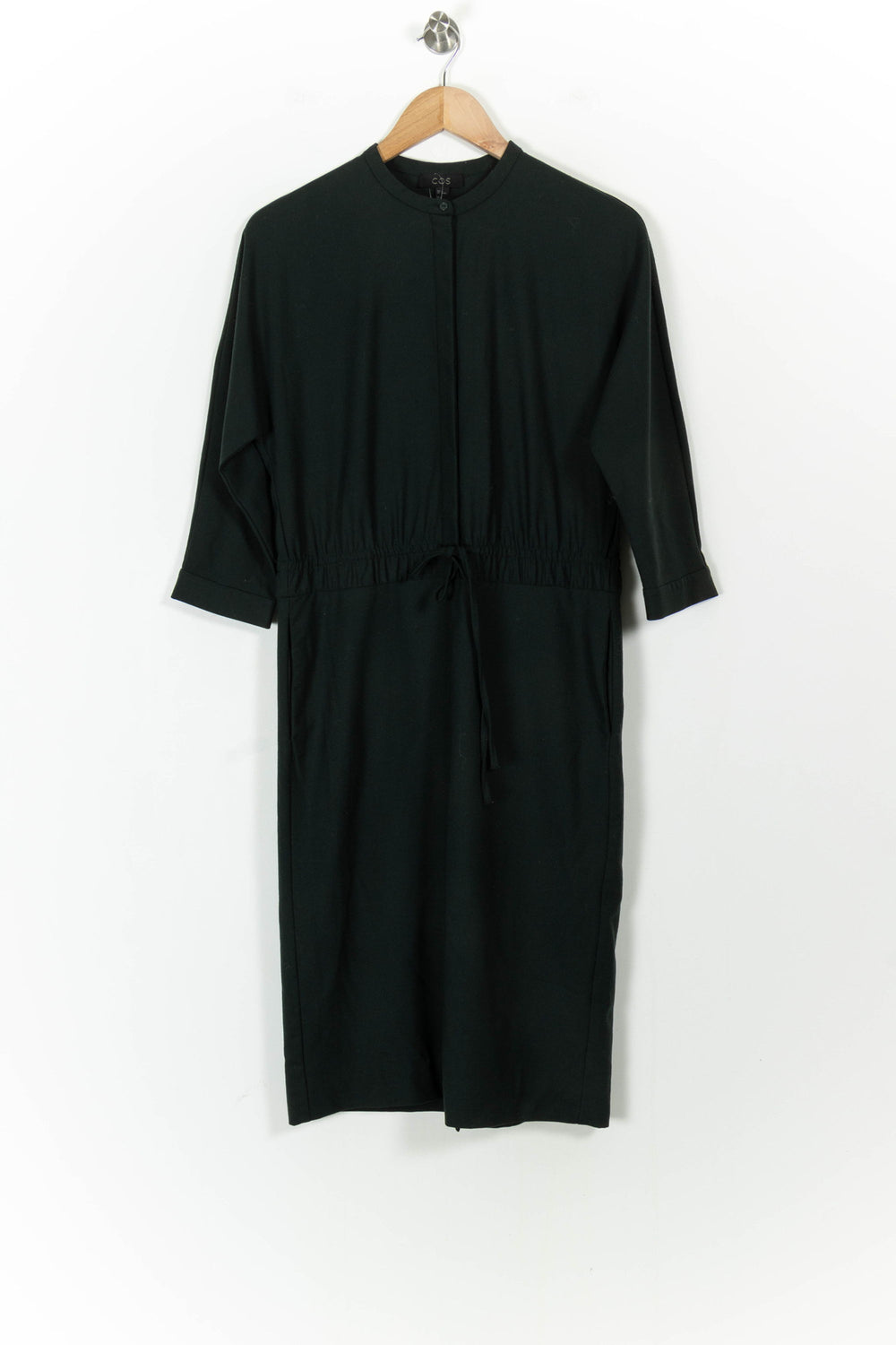 Robe Midi Verte - Taille S/36 de la marque COS | PARAD104337 - Vendu par Paradigme - Image 2