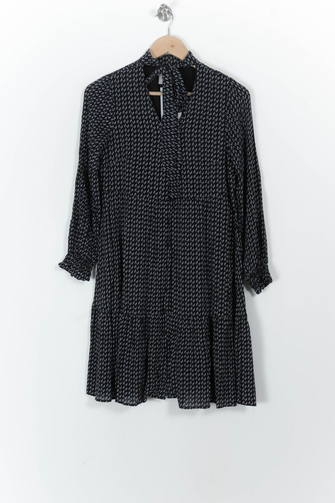 Robe Courte Noire et Blanche - Taille S/36 de la marque Maison 123 | PARAD104339 - Vendu par Paradigme - Image 2