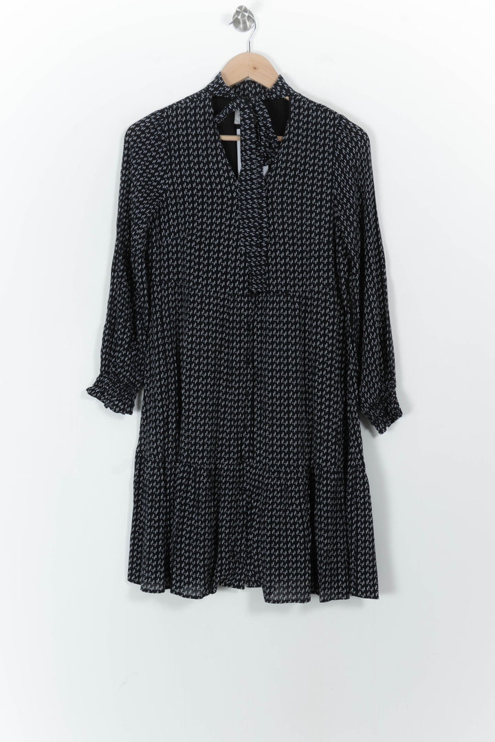 Robe Courte Noire et Blanche - Taille S/36 de la marque Maison 123 | PARAD104339 - Vendu par Paradigme - Image 2