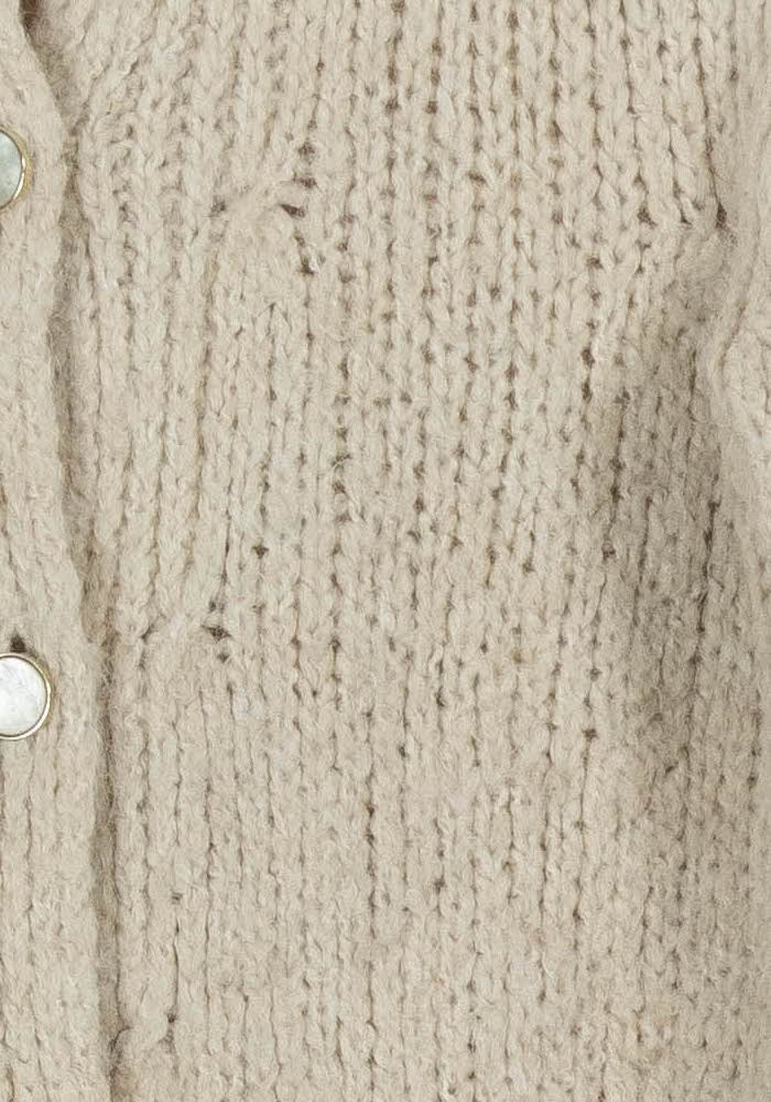 Cardigan Beige - Taille S/36 de la marque Sessùn | PARAD104341 - Vendu par Paradigme - Image 3