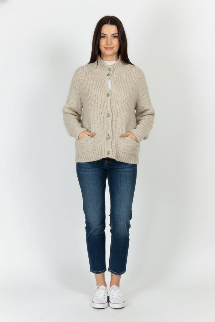 Cardigan Beige - Taille S/36 de la marque Sessùn | PARAD104341 - Vendu par Paradigme - Image 1