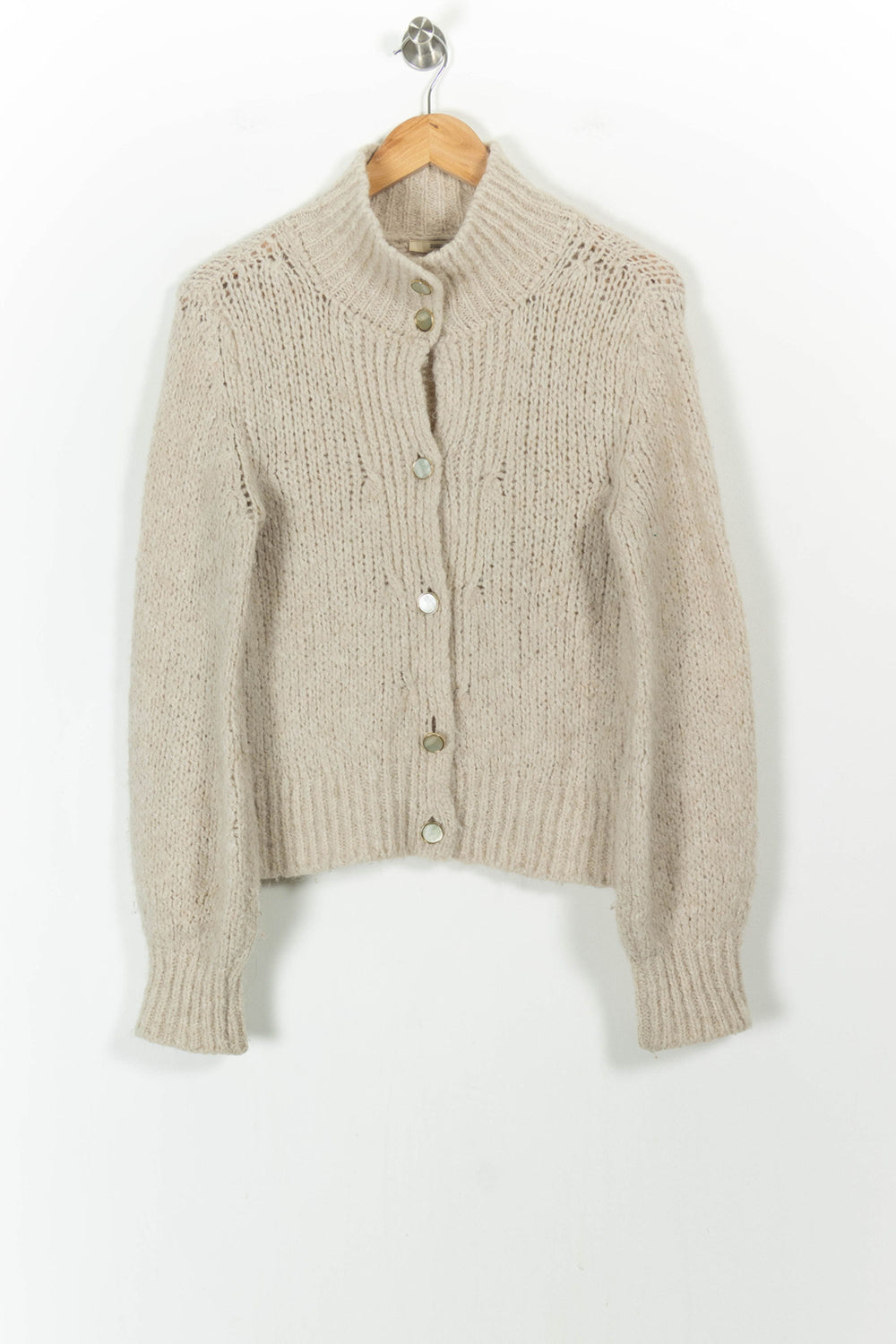 Cardigan Beige - Taille S/36 de la marque Sessùn | PARAD104341 - Vendu par Paradigme - Image 2
