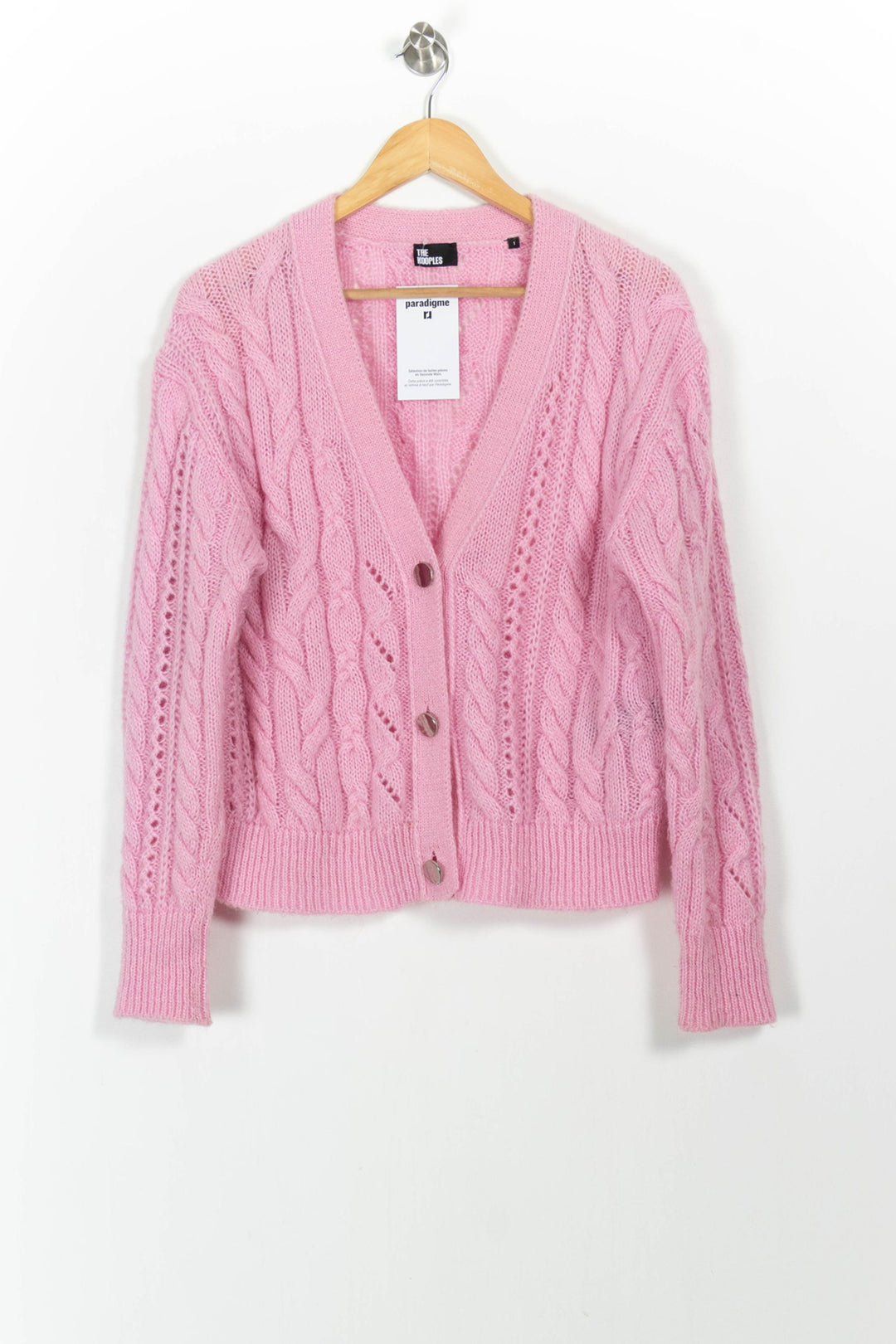 Cardigan Rose - Taille S/36 de la marque The Kooples | PARAD104345 - Vendu par Paradigme - Image 2