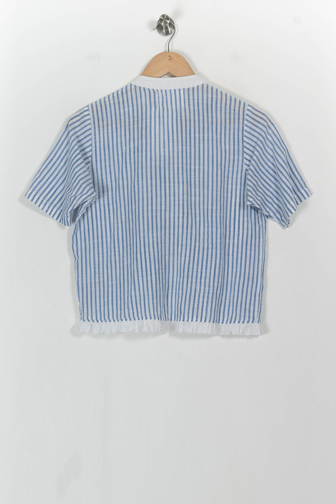 Chemisier Bleu et Blanc - Taille S/36 de la marque Léon & Harper | PARAD104350 - Vendu par Paradigme - Image 4