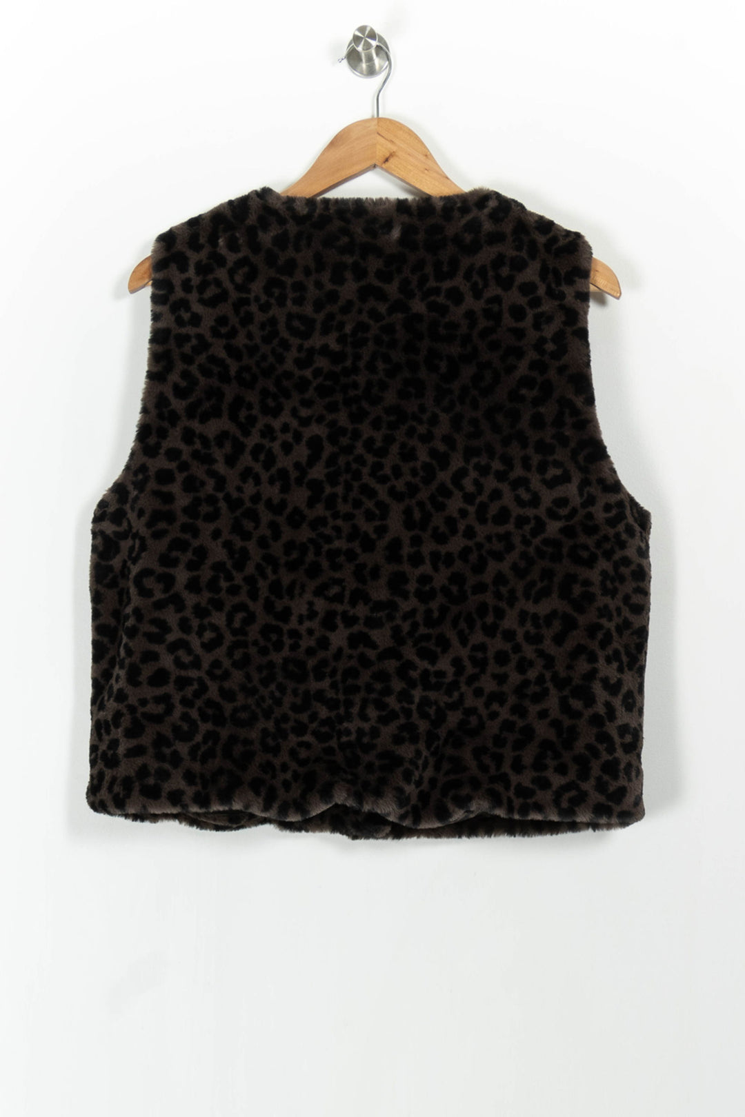 Gilet Sans Manches Léopard Marron et Noir - Taille M/38 de la marque Maison 123 | PARAD104357 - Vendu par Paradigme - Image 4