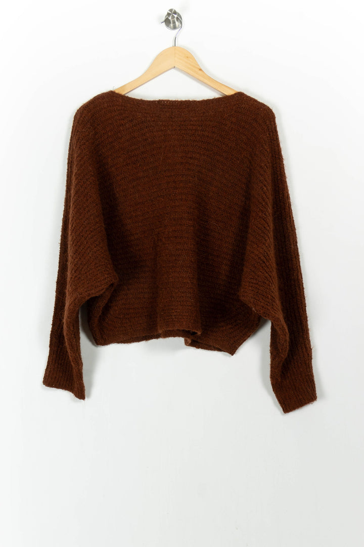 Pull Marron - Taille L/40 de la marque La Fée Maraboutée | PARAD104360 - Vendu par Paradigme - Image 4