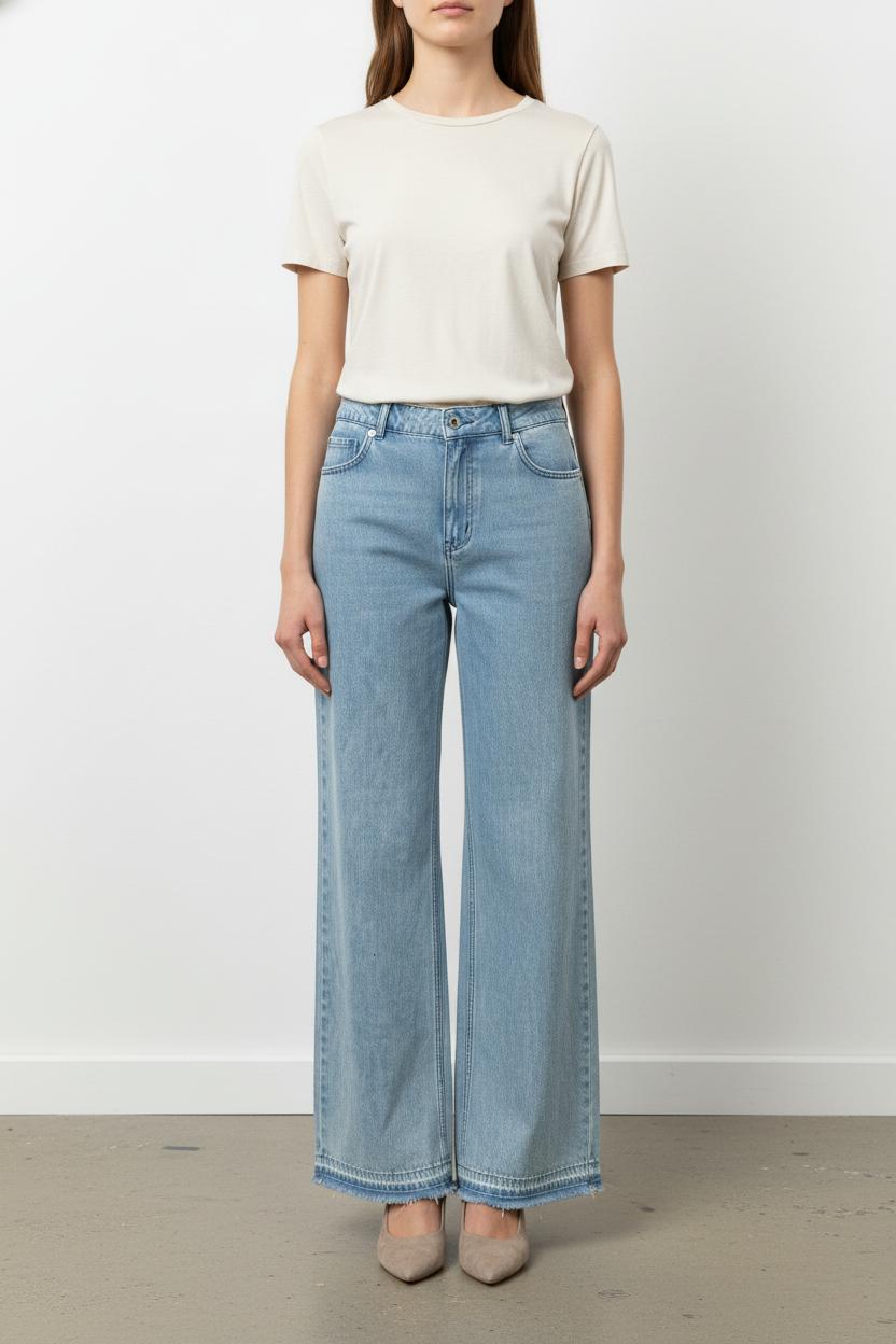Jean Large Bleu - Taille XL/42 de la marque IKKS | PARAD104362 - Vendu par Paradigme - Image 1