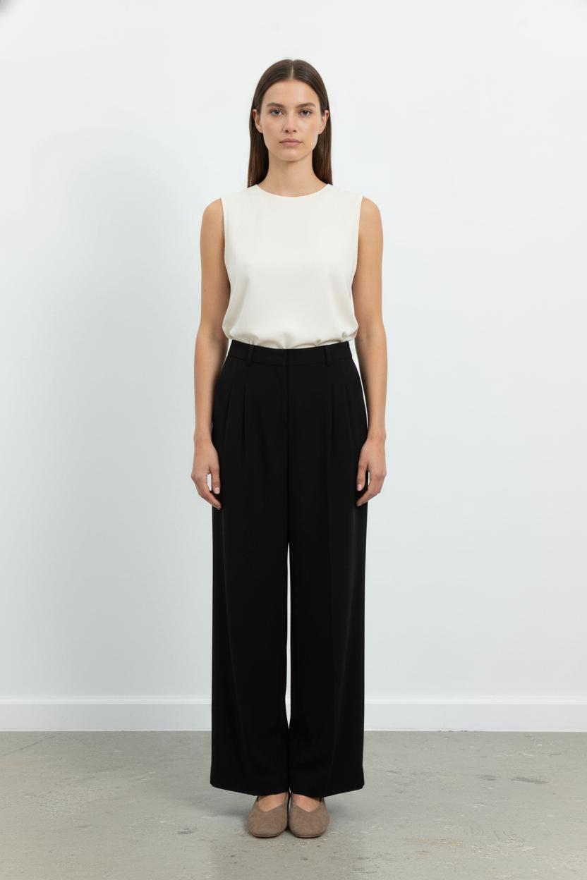 Pantalon Noir - Taille L/40 de la marque La Fée Maraboutée | PARAD104363 - Vendu par Paradigme - Image 1