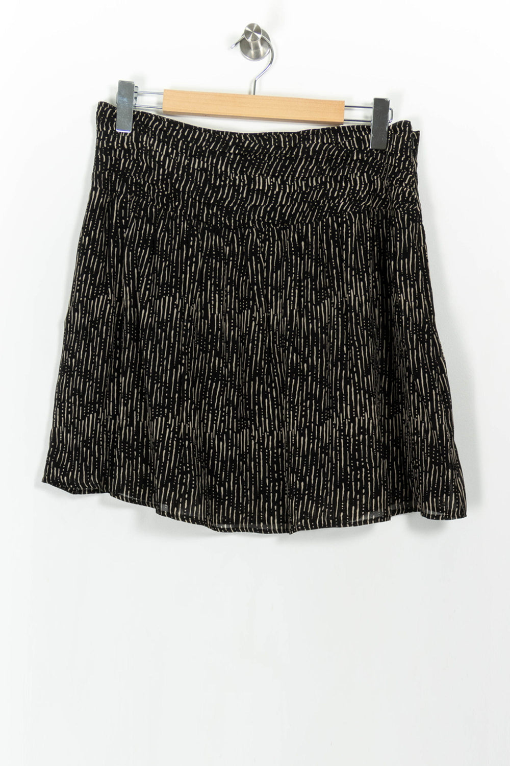 Jupe Plissée Noire et Beige - Taille XL/42 de la marque Maison 123 | PARAD104364 - Vendu par Paradigme - Image 2