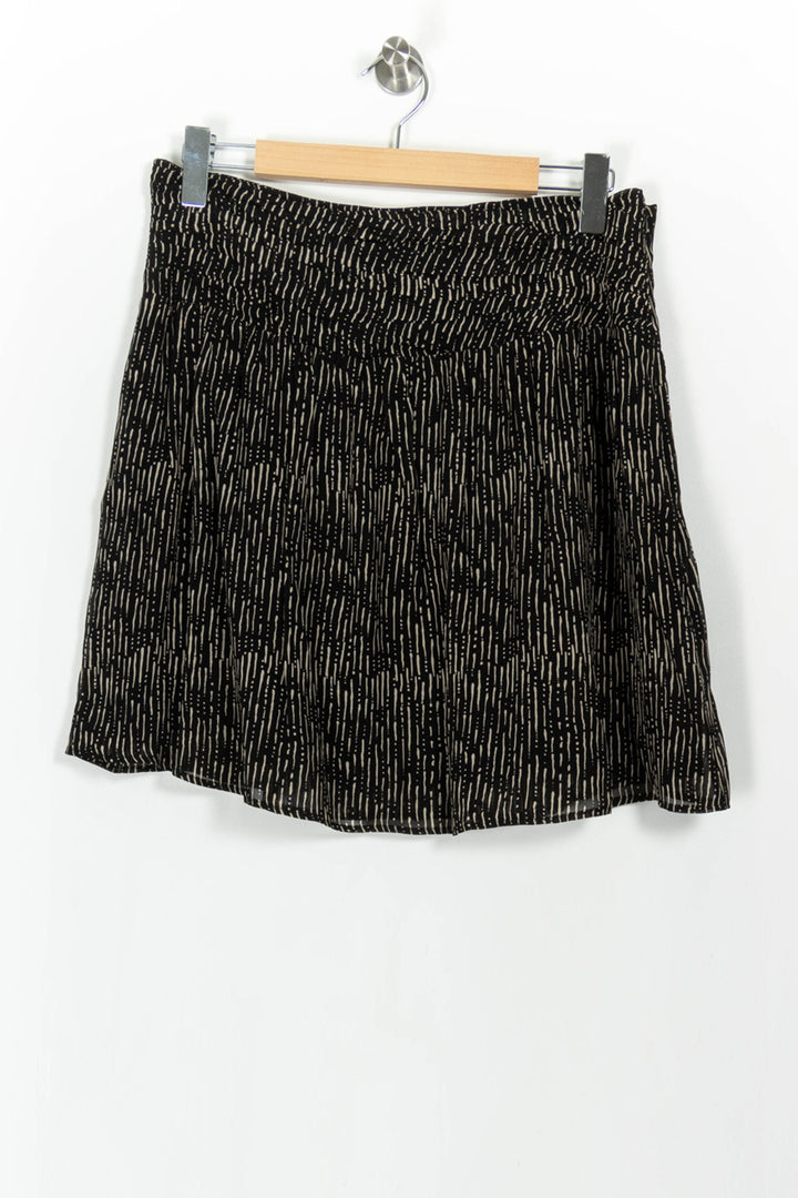 Jupe Plissée Noire et Beige - Taille XL/42 de la marque Maison 123 | PARAD104364 - Vendu par Paradigme - Image 2