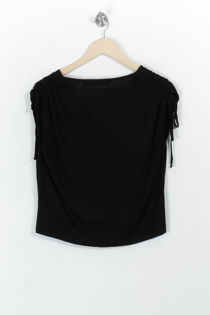 Top Noir - Taille M/38 de la marque La Fée Maraboutée | PARAD104365 - Vendu par Paradigme - Image 4