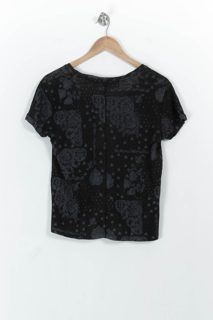 Tee-shirt Noir - Taille L/40 de la marque Comptoir des Cotonniers | PARAD104366 - Vendu par Paradigme - Image 4