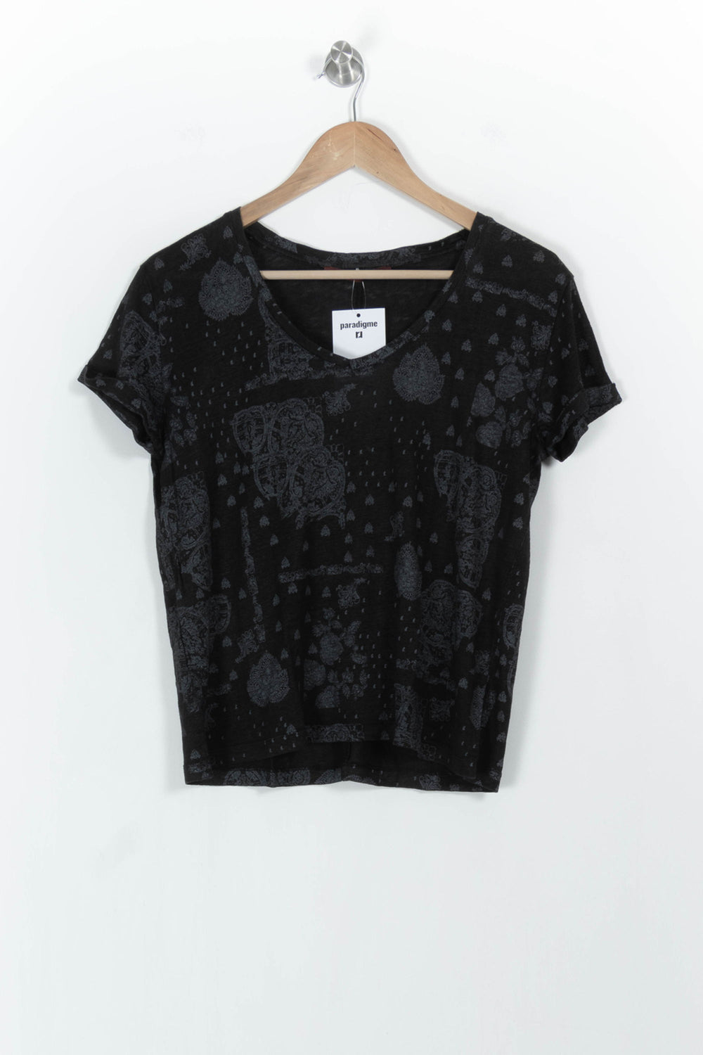 Tee-shirt Noir - Taille L/40 de la marque Comptoir des Cotonniers | PARAD104366 - Vendu par Paradigme - Image 2