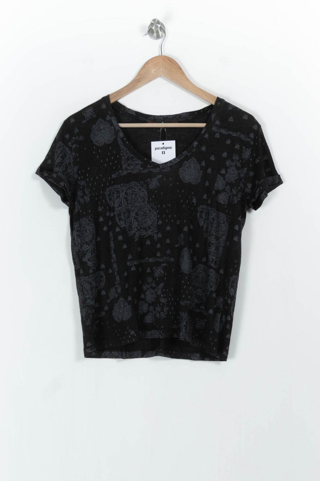 Tee-shirt Noir - Taille L/40 de la marque Comptoir des Cotonniers | PARAD104366 - Vendu par Paradigme - Image 2