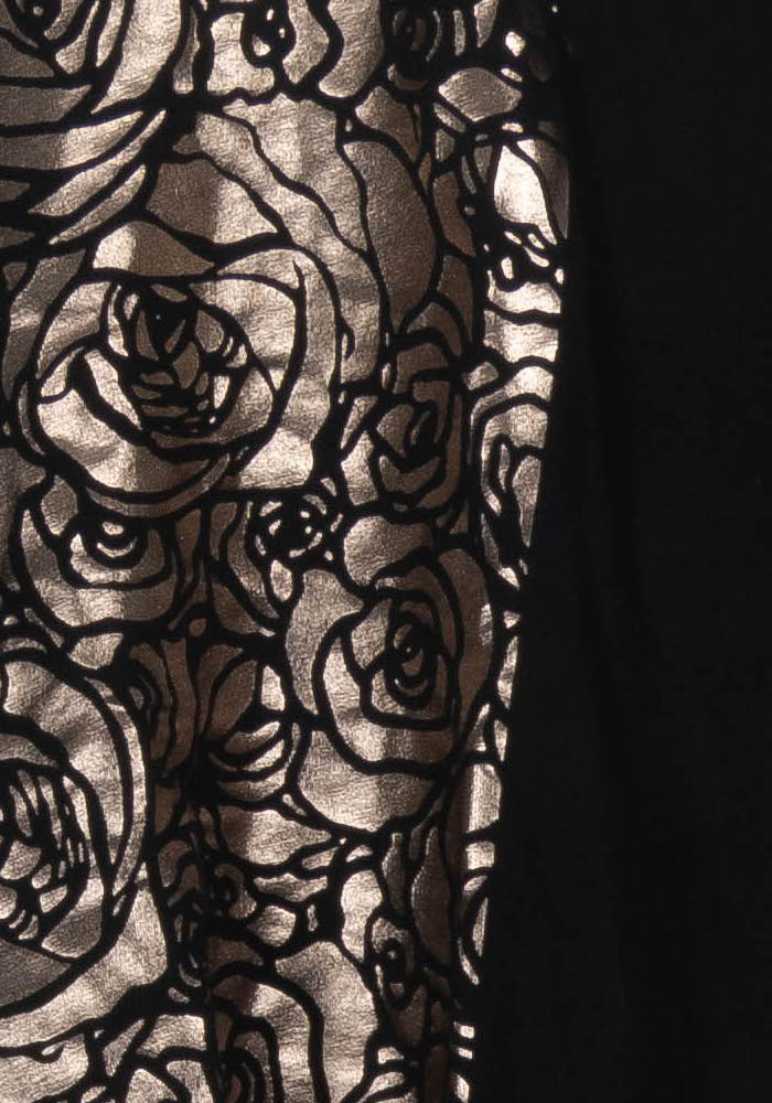 Tee-shirt Noir et Doré - Taille M/38 de la marque Maje | PARAD104367 - Vendu par Paradigme - Image 3