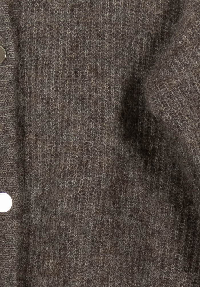 Cardigan Marron - Taille M/38 de la marque Maison 123 | PARAD104368 - Vendu par Paradigme - Image 3