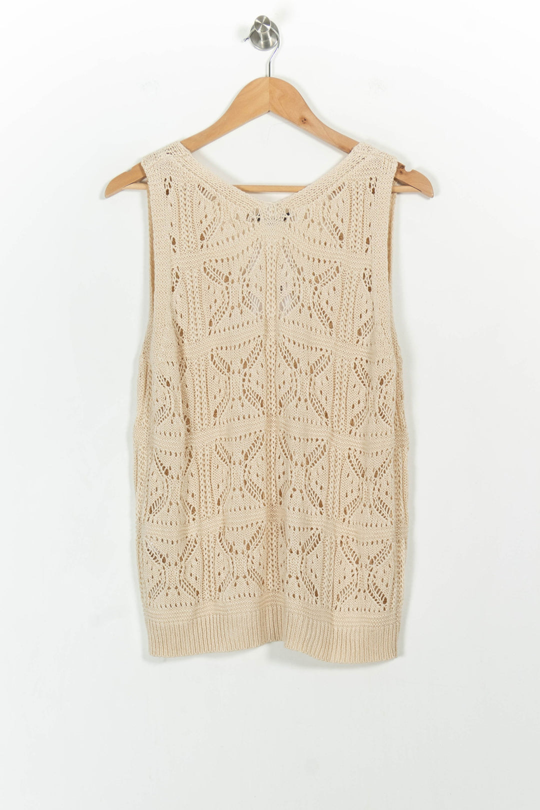 Débardeur Beige - Taille L/40 de la marque La Fée Maraboutée | PARAD104369 - Vendu par Paradigme - Image 4