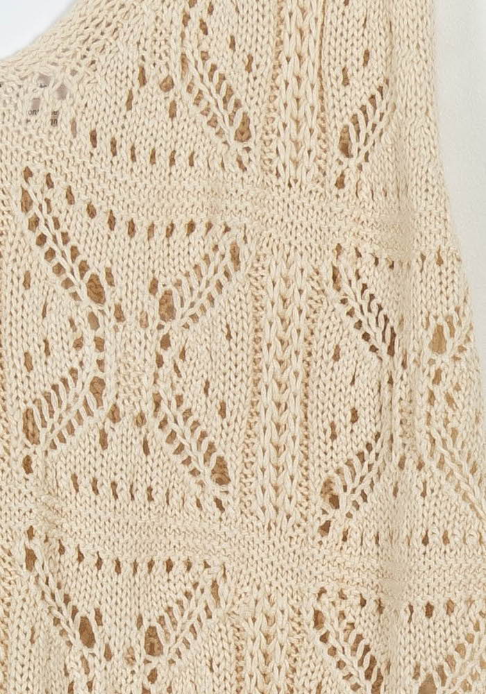 Débardeur Beige - Taille L/40 de la marque La Fée Maraboutée | PARAD104369 - Vendu par Paradigme - Image 3