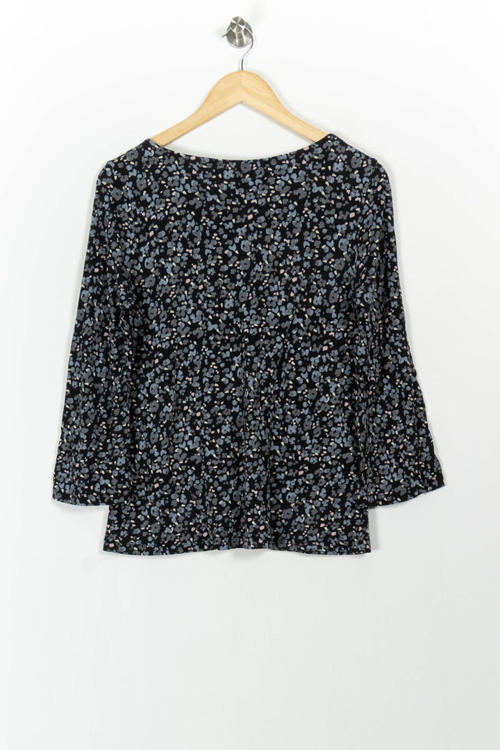 Blouse Noire et Bleue - Taille XL/42 de la marque Comptoir des Cotonniers | PARAD104370 - Vendu par Paradigme - Image 4