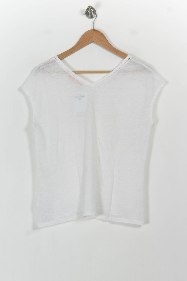 Tee-shirt Blanc - Taille L/40 de la marque La Fée Maraboutée | PARAD104372 - Vendu par Paradigme - Image 4