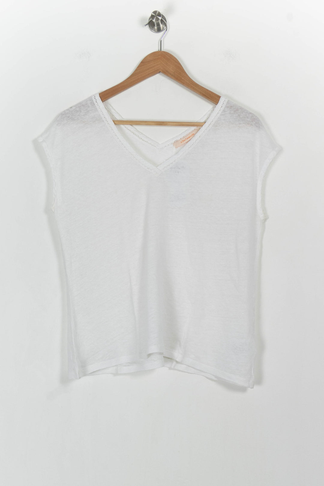 Tee-shirt Blanc - Taille L/40 de la marque La Fée Maraboutée | PARAD104372 - Vendu par Paradigme - Image 2