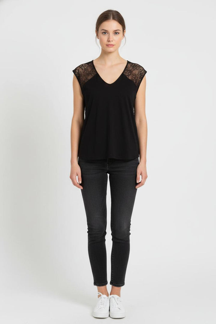 Top Noir - Taille XL/42 de la marque Comptoir des Cotonniers | PARAD104373 - Vendu par Paradigme - Image 1