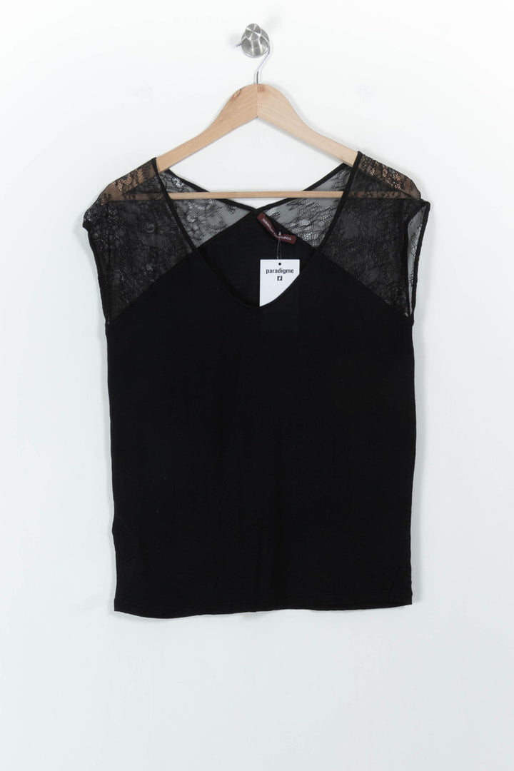 Top Noir - Taille XL/42 de la marque Comptoir des Cotonniers | PARAD104373 - Vendu par Paradigme - Image 2