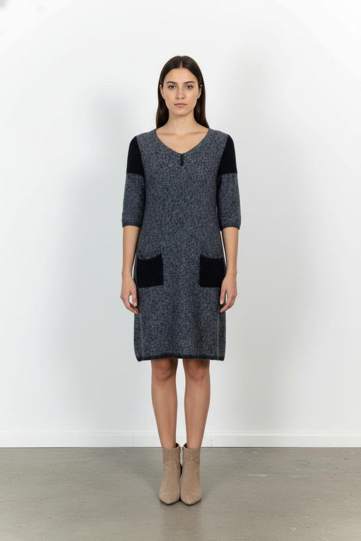 Robe Pull Bleu et Noir - Taille S/36 de la marque Bérénice | PARAD104376 - Vendu par Paradigme - Image 1
