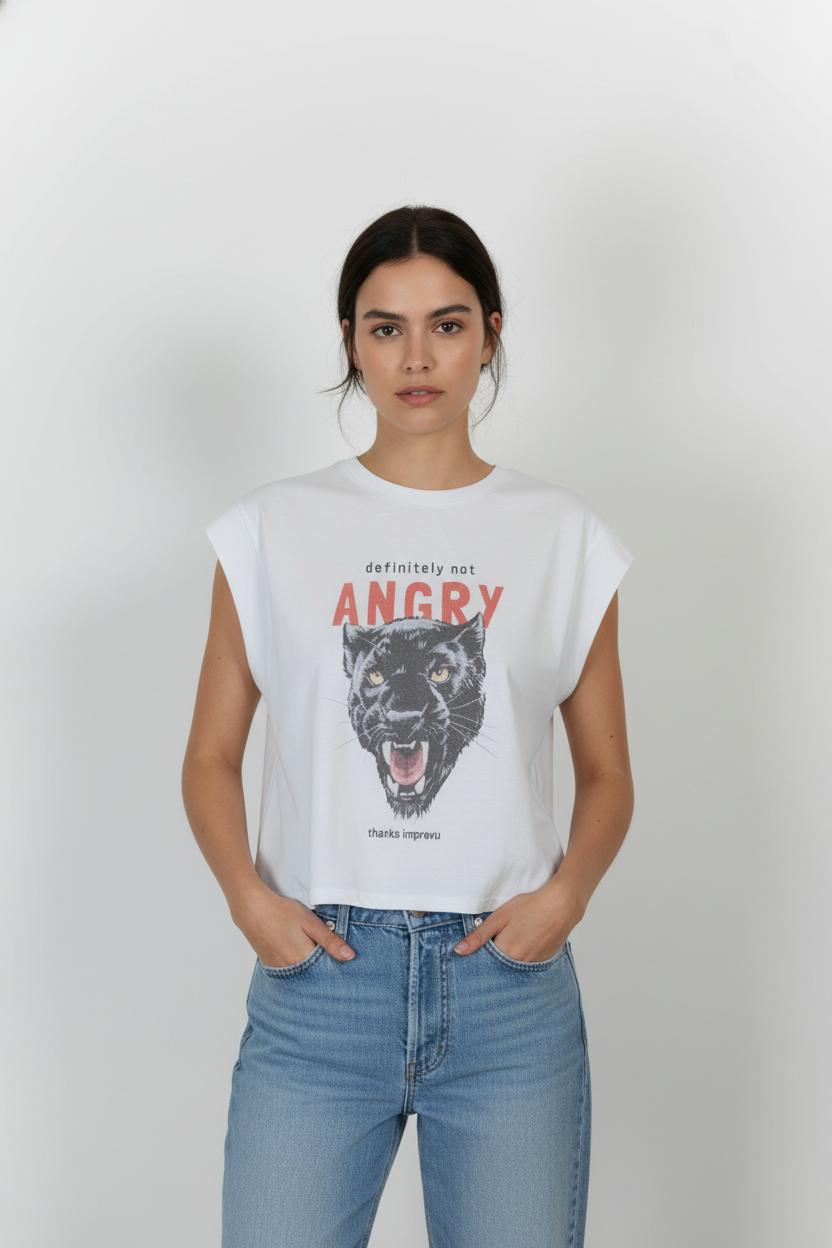 Tee-shirt Blanc - Taille XS/34 de la marque Imprevu | PARAD104378 - Vendu par Paradigme - Image 1
