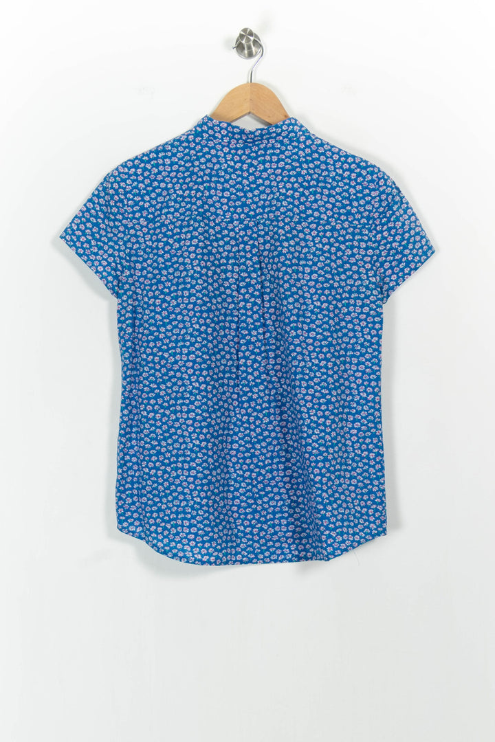 Chemisette Bleu et Rose - Taille L/40 de la marque Caroll | PARAD104380 - Vendu par Paradigme - Image 4