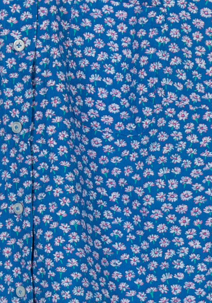 Chemisette Bleu et Rose - Taille L/40 de la marque Caroll | PARAD104380 - Vendu par Paradigme - Image 3