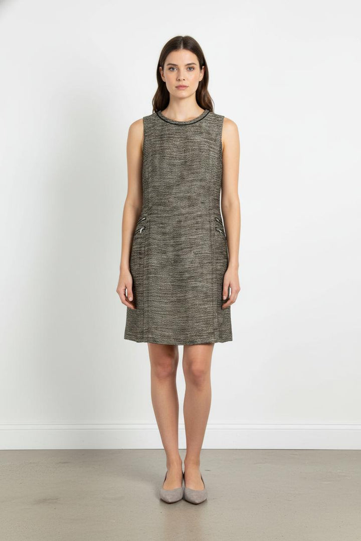 Robe Sans Manches Or et Noir - Taille S/36 de la marque Claudie Pierlot | PARAD104397 - Vendu par Paradigme - Image 1