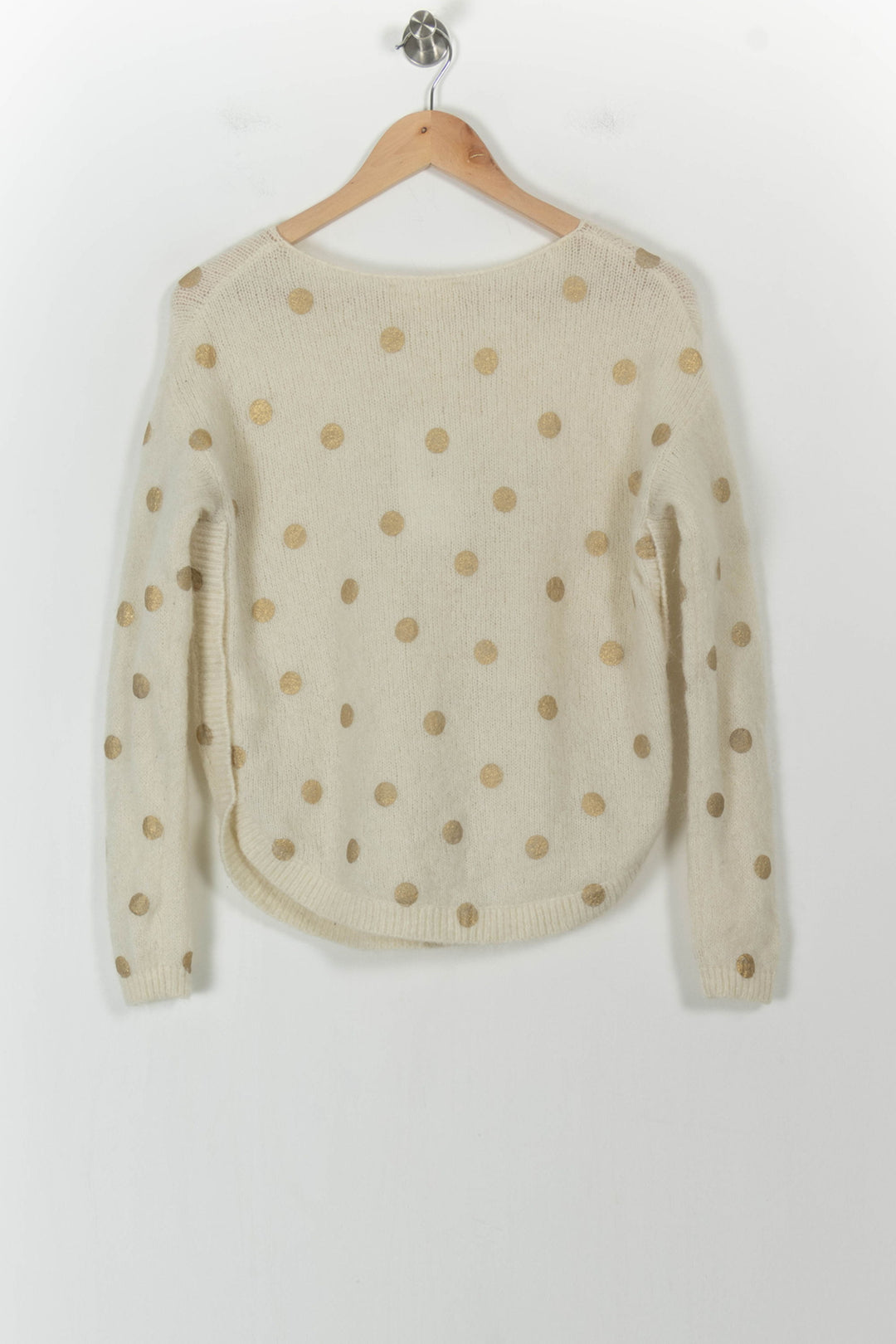 Pull Beige et Doré - Taille S/36 de la marque Sézane | PARAD104398 - Vendu par Paradigme - Image 4