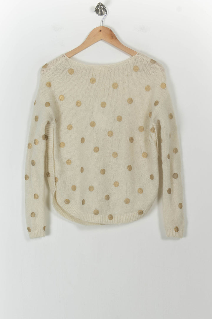 Pull Beige et Doré - Taille S/36 de la marque Sézane | PARAD104398 - Vendu par Paradigme - Image 4