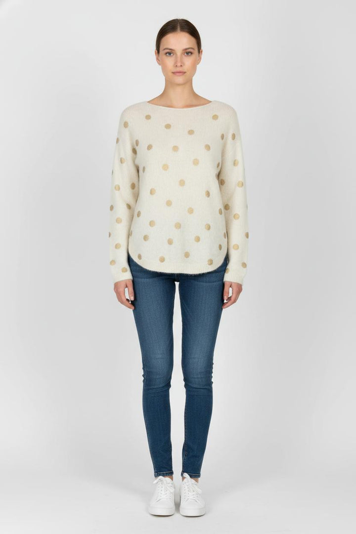 Pull Beige et Doré - Taille S/36 de la marque Sézane | PARAD104398 - Vendu par Paradigme - Image 1