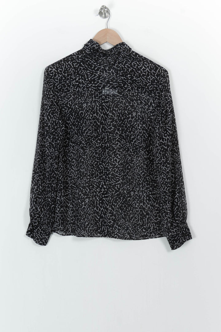 Chemise Noire et Blanche - Taille L/40 de la marque IKKS | PARAD104401 - Vendu par Paradigme - Image 4