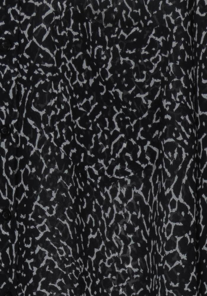 Chemise Noire et Blanche - Taille L/40 de la marque IKKS | PARAD104401 - Vendu par Paradigme - Image 3