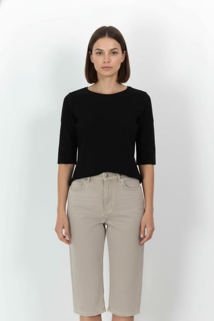 Tee-shirt Noir - Taille S/36 de la marque Comptoir des Cotonniers | PARAD104405 - Vendu par Paradigme - Image 1