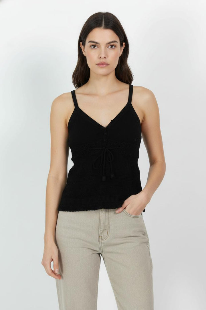 Débardeur Noir - Taille S/36 de la marque I.Code | PARAD104426 - Vendu par Paradigme - Image 1