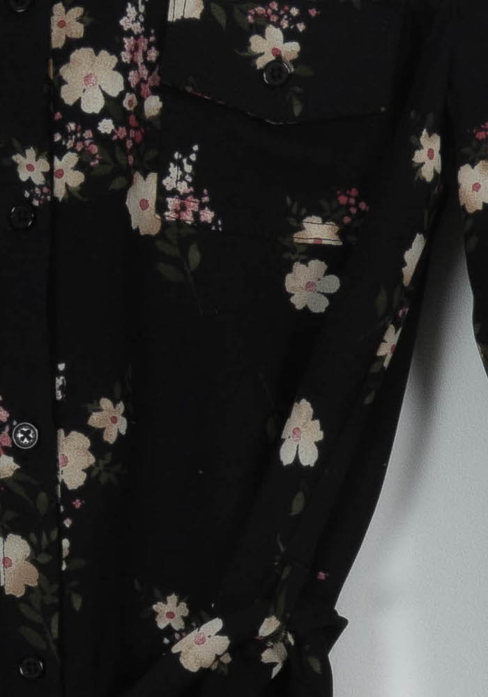 Robe Chemise Noire et Blanche - Taille S/36 de la marque La Petite Etoile | PARAD104427 - Vendu par Paradigme - Image 3