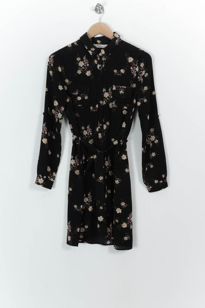 Robe Chemise Noire et Blanche - Taille S/36 de la marque La Petite Etoile | PARAD104427 - Vendu par Paradigme - Image 2