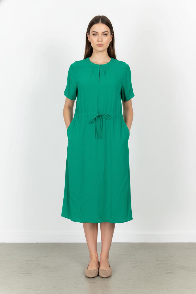 Robe Midi Verte - Taille S/36 de la marque Comptoir des Cotonniers | PARAD104428 - Vendu par Paradigme - Image 1